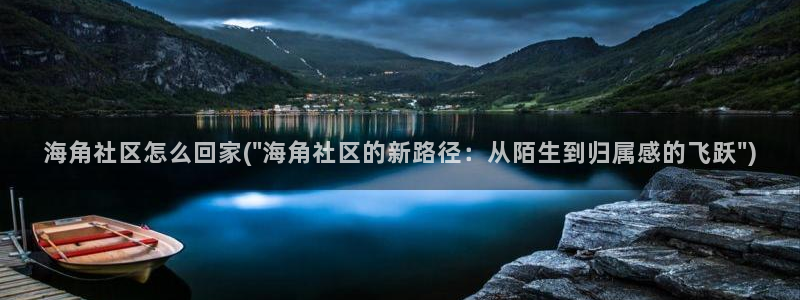 海角社区教程:海角社区怎么回家(\